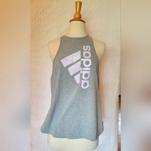 Adidas Heather Grey Muscle Tank